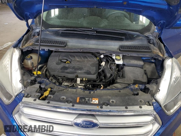 2017 Ford Escape SE with VIN 1FMCU9GD8HUB88250, listed as a Copart auction lot 54827775 with 77,673 mi miles and Clean Title. Bid and sale history available at DreamBid. Image 12.