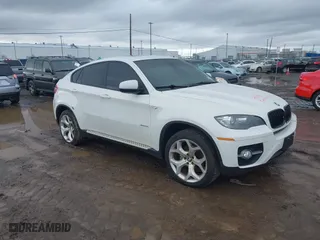 2011 BMW X6 35i with VIN 5UXFG2C58BLX07890, listed as a IAAI auction lot 41730081 with 1 mi miles. Bid and sale history available at carsss.com. Image 1.
