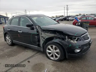 2008 Infiniti EX Journey with VIN JNKAJ09F58M350445, listed as a Copart auction lot 81976584 with 140,682 mi miles and Salvage Title. Bid and sale history available at DreamBid. Image 4.