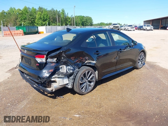 2020 Toyota Corolla SE with VIN JTDS4RCE9LJ020075, listed as a IAAI auction lot 39388212 with 46,014 mi miles and . Bid and sale history available at DreamBid. Image 4.