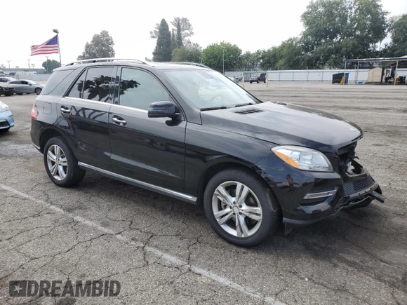2014 Mercedes-Benz M 350 with VIN 4JGDA5JBXEA412807, listed as a Copart auction lot 60500575 with 138,617 mi miles and Salvage title. Bid and sale history available at DreamBid. Image 4.