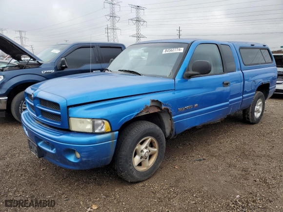 2001 Dodge Ram 1500 with VIN 3B7HC13Y91G771006, listed as a Copart auction lot 84562774 with 215,966 mi miles and Clean Title. Bid and sale history available at carsss.com. Image 1.