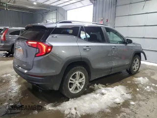 2021 GMC Terrain SLE with VIN 3GKALTEV4ML375503, listed as a Copart auction lot 43544345 with 53,887 mi miles and Salvage Title. Bid and sale history available at carsss.com. Image 3.