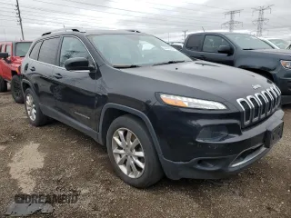 2015 Jeep Cherokee Limited with VIN 1C4PJMDSXFW759064, listed as a Copart auction lot 53570035 with 153,747 mi miles and Salvage Title. Bid and sale history available at DreamBid. Image 4.