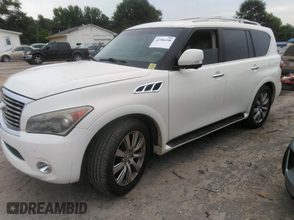 2012 Infiniti QX56 7-passenger with VIN JN8AZ2NF3C9516960, listed as a IAAI auction lot 42386448 with 200,785 mi miles and . Bid and sale history available at DreamBid. Image 17.