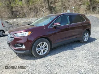 2019 Ford Edge SEL with VIN 2FMPK4J9XKBB78766, listed as a Copart auction lot 53494335 with 174,171 mi miles and Salvage Title. Bid and sale history available at carsss.com. Image 1.