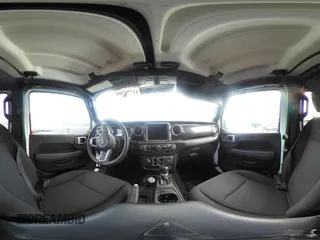 2023 Jeep Wrangler Sahara with VIN 1C4HJXEN7PW701607, listed as a IAAI auction lot 41774580 with 13,376 mi miles. Bid and sale history available at carsss.com. Image 18.