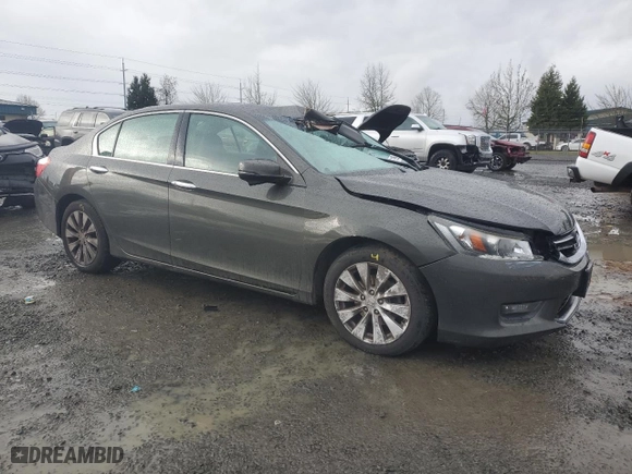 2015 Honda Accord Sedan EX-L with VIN 1HGCR3F81FA013359, listed as a Copart auction lot 46190325 with 134,984 mi miles and Salvage Title. Bid and sale history available at carsss.com. Image 4.