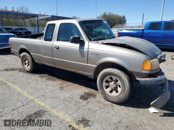 2005 Ford Ranger XLT with VIN 1FTYR44EX5PA62588, listed as a Copart auction lot 50431485 with Not Provided miles and Salvage Title. Bid and sale history available at DreamBid. Image 4.