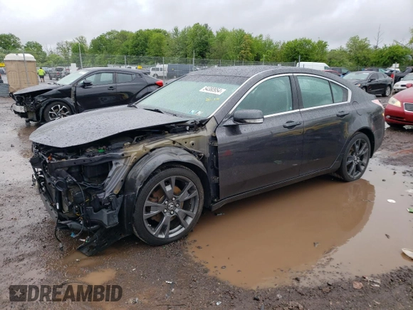 2013 Acura TL Advance z VIN 19UUA9F72DA005368, wystawiony jako Copart lot #54380954 z przebiegiem 118 308 mil mil oraz Szkoda całkowita • Salvage title. Historia ofert i sprzedaży dostępna na DreamBid. Obrazek 1.