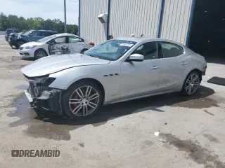 2018 Maserati Ghibli with VIN ZAM57XSL8J1268626, listed as a Copart auction lot 53463005 with 49,616 mi miles and Salvage Title. Bid and sale history available at carsss.com. Image 1.