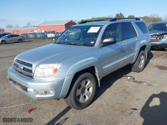 2005 Toyota 4Runner SR5 with VIN JTEBU14R650067166, listed as a IAAI auction lot 41760084 with 195,973 mi miles. Bid and sale history available at carsss.com. Image 2.