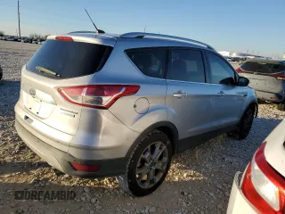 2014 Ford Escape Titanium with VIN 1FMCU0JX7EUD79989, listed as a Copart auction lot 43086695 with 181,642 mi miles and Salvage Title. Bid and sale history available at carsss.com. Image 3.