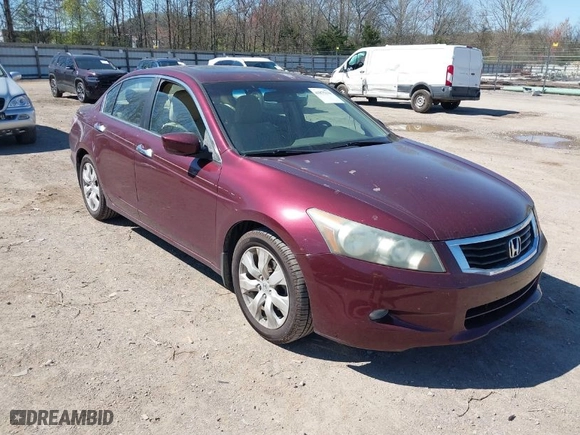 2009 Honda Accord Sdn EX-L with VIN 1HGCP36869A032287, listed as a IAAI auction lot 41875270 with 273,083 mi miles. Bid and sale history available at carsss.com. Image 1.