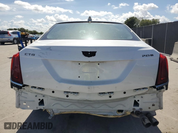 2017 Cadillac CT6 Plug-In RWD with VIN LREKK5RX1HA062210, listed as a Copart auction lot 60802055 with 79,359 mi miles and Salvage title. Bid and sale history available at DreamBid. Image 6.