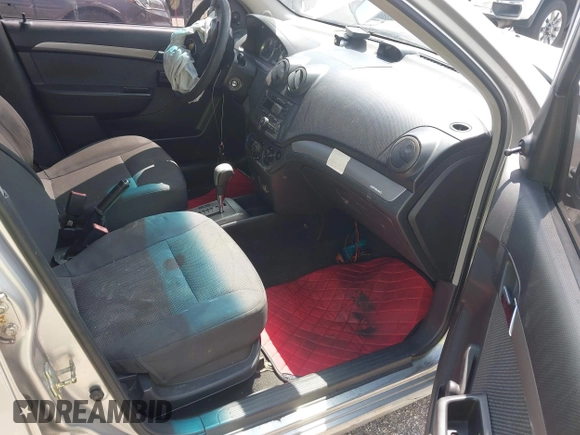 2008 Chevrolet Aveo LS with VIN KL1TD56688B016691, listed as a IAAI auction lot 41975466 with 202,676 mi miles and . Bid and sale history available at DreamBid. Image 5.