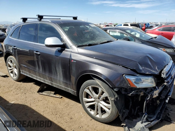 2015 Audi SQ5 Premium Plus with VIN WA1CGAFP2FA133987, listed as a Copart auction lot 47605733 with 82,091 mi miles. Bid and sale history available at carsss.com. Image 4.