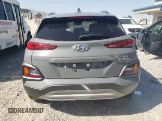 2021 Hyundai Kona Night Edition with VIN KM8K6CA53MU687603, listed as a Copart auction lot 75451844 with 18,292 mi miles and Salvage Title. Bid and sale history available at DreamBid. Image 6.