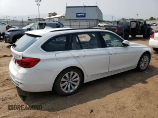 2018 BMW 3 Series 328d xDrive with VIN WBA8J1C53JA018885, listed as a Copart auction lot 64187624 with 84,392 mi miles and Salvage title. Bid and sale history available at DreamBid. Image 3.