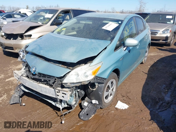 2013 Toyota Prius One with VIN JTDKN3DUXD1693295, listed as a IAAI auction lot 41768901 with 152,620 mi miles. Bid and sale history available at carsss.com. Image 18.
