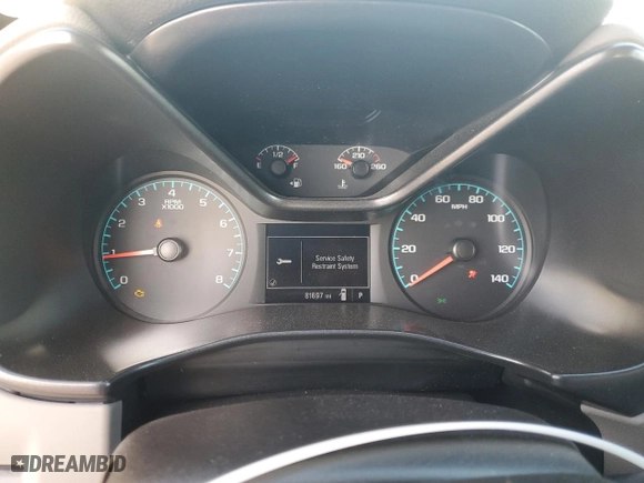 2019 Chevrolet Colorado 2WD Work Truck with VIN 1GCGSBEA8K1212678, listed as a Copart auction lot 82923394 with 81,697 mi miles and Salvage Title. Bid and sale history available at carsss.com. Image 9.