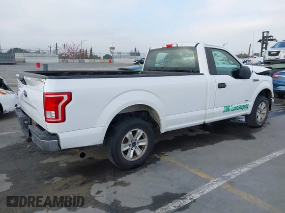 2017 Ford F-150 XL with VIN 1FTMF1CP6HKD94991, listed as a IAAI auction lot 42096402 with 104,966 mi miles. Bid and sale history available at carsss.com. Image 4.