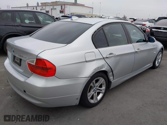 2008 BMW 3 Series 328xi with VIN WBAVC93508K037619, listed as a IAAI auction lot 42455209 with 166,971 mi miles and . Bid and sale history available at DreamBid. Image 4.