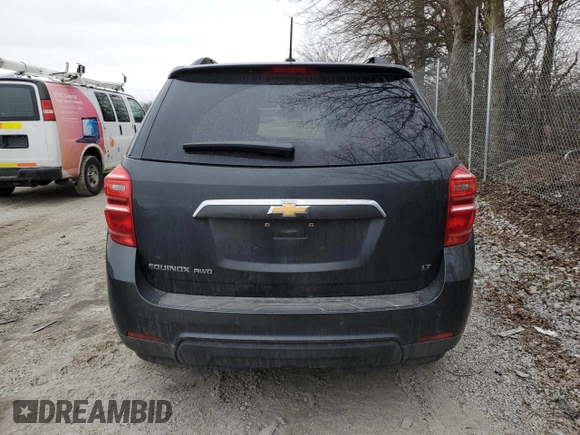 2017 Chevrolet Equinox LT with VIN 2GNFLFEK5H6114519, listed as a Copart auction lot 43800565 with 114,743 mi miles and Salvage Title. Bid and sale history available at DreamBid. Image 6.