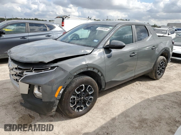 2023 Hyundai Santa Cruz SEL with VIN 5NTJB4AE5PH040718, listed as a Copart auction lot 41083834 with 14,809 mi miles and Salvage title. Bid and sale history available at DreamBid. Image 1.