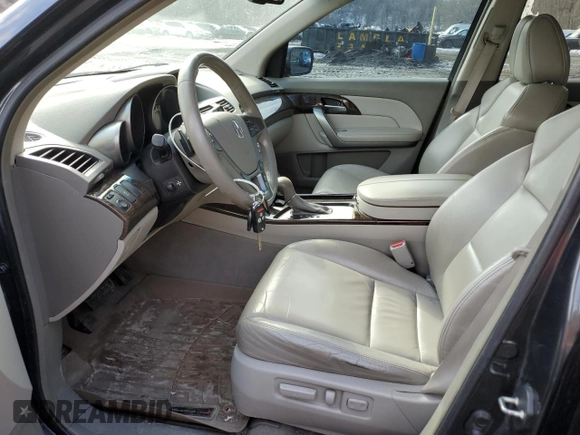 2013 Acura MDX Tech Pkg with VIN 2HNYD2H35DH517677, listed as a Copart auction lot 46614245 with 100,846 mi miles and Salvage Title. Bid and sale history available at carsss.com. Image 7.