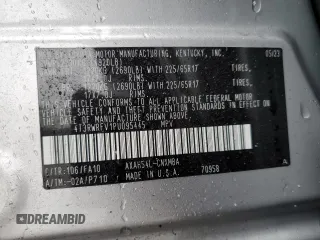 2023 Toyota RAV4 Hybrid XLE с VIN 4T3RWRFV1PU095445, выставлен на аукционе Copart как лот 43175455 с пробегом 20 145 миль миль и Списание • Salvage title. История ставок и продаж доступна на DreamBid. Изображение 13.