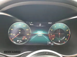 2020 Mercedes-Benz C 300 z VIN WDDWF8EB4LR559008, wystawiony jako Copart lot #57381275 z przebiegiem 74 999 mil mil oraz Szkoda całkowita • Salvage title. Historia ofert i sprzedaży dostępna na DreamBid. Obrazek 9.