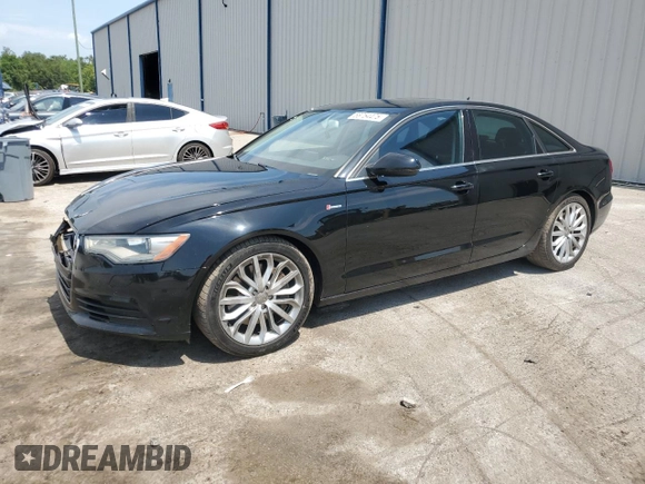2013 Audi A6 Premium Plus with VIN WAUGGAFC8DN008838, listed as a Copart auction lot 58754475 with 162,375 mi miles and Salvage title. Bid and sale history available at DreamBid. Image 1.