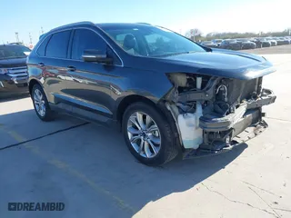 2019 Ford Edge Titanium with VIN 2FMPK3K97KBC46935, listed as a IAAI auction lot 41651078 with 163,387 mi miles. Bid and sale history available at carsss.com. Image 1.