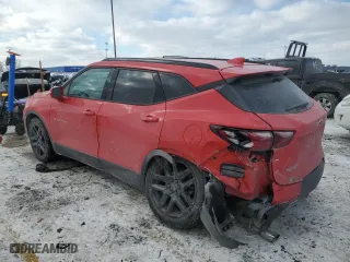 2019 Chevrolet Blazer with VIN 3GNKBCRS2KS697859, listed as a Copart auction lot 42671545 with 130,279 mi miles and Salvage Title. Bid and sale history available at carsss.com. Image 2.