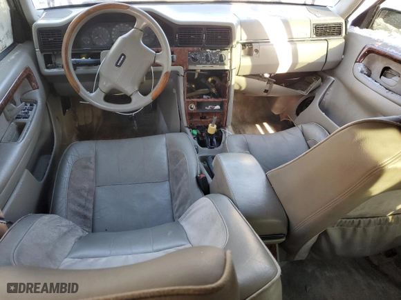 1998 Volvo S90 with VIN YV1KS9600W1132896, listed as a Copart auction lot 42171855 with 311,695 mi miles and Salvage Title. Bid and sale history available at carsss.com. Image 8.