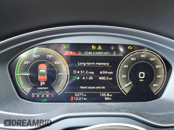 2023 Audi Q5 S line Premium Plus with VIN WA1E2AFY1P2056508, listed as a Copart auction lot 64945523 with 5,277 mi miles and . Bid and sale history available at DreamBid. Image 9.