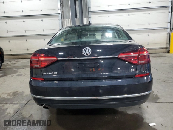2017 Volkswagen Passat SE with VIN 1VWGT7A30HC066417, listed as a Copart auction lot 53433215 with 85,611 mi miles and Salvage title. Bid and sale history available at DreamBid. Image 6.