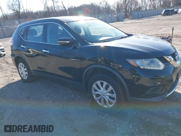2015 Nissan Rogue S with VIN KNMAT2MV6FP540952, listed as a IAAI auction lot 41858193 with 70,382 mi miles. Bid and sale history available at carsss.com. Image 1.