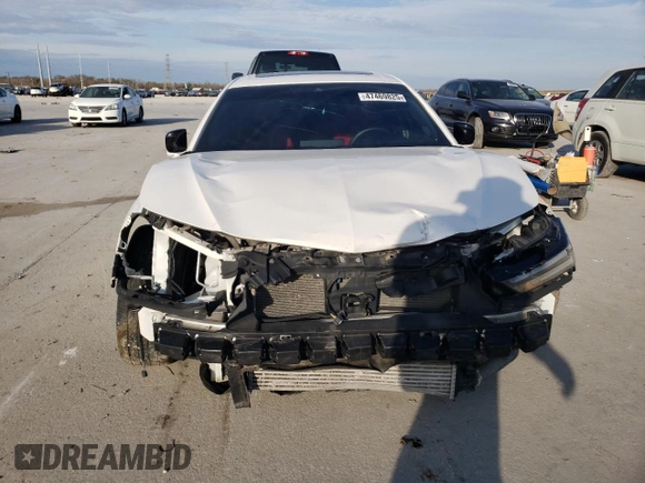 2021 Acura TLX w/A-Spec Package with VIN 19UUB5F59MA003377, listed as a Copart auction lot 47469825 with 41,237 mi miles and Salvage Title. Bid and sale history available at carsss.com. Image 5.