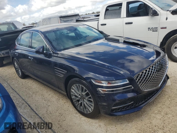 2023 Genesis G80 2.5T z VIN KMTGB4SC0PU194802, wystawiony jako Copart lot #76309874 z przebiegiem Nie podano mil oraz Nie do naprawy • Non repairable. Historia ofert i sprzedaży dostępna na DreamBid. Obrazek 4.