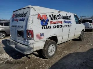 2013 Ford Econoline Cargo Commercial with VIN 1FTSE3EL9DDB11319, listed as a Copart auction lot 89179705 with Not Provided miles and Salvage Title. Bid and sale history available at carsss.com. Image 3.