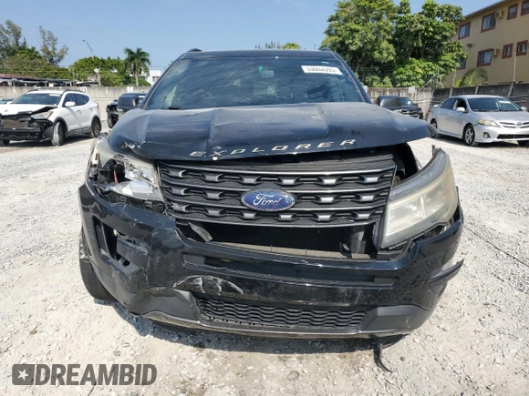 2017 Ford Explorer XLT with VIN 1FM5K7D81HGC29682, listed as a Copart auction lot 53602095 with 102,496 mi miles and Salvage Title. Bid and sale history available at DreamBid. Image 5.