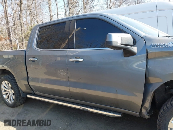 2019 Chevrolet Silverado 1500 High Country with VIN 1GCUYHEL7KZ368623, listed as a IAAI auction lot 41710087 with 101,074 mi miles. Bid and sale history available at carsss.com. Image 13.