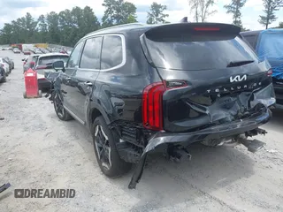 2025 Kia Telluride S with VIN 5XYP6DGC3SG612078, listed as a IAAI auction lot 42694686 with 12,167 mi miles and . Bid and sale history available at DreamBid. Image 3.
