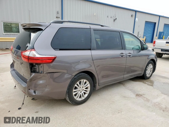 2016 Toyota Sienna XLE with VIN 5TDYK3DC9GS743458, listed as a Copart auction lot 60264865 with 65,272 mi miles and Salvage title. Bid and sale history available at DreamBid. Image 3.