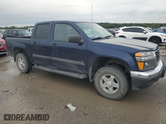2007 GMC Canyon SLE2 with VIN 1GTDT13E978223946, listed as a Copart auction lot 72610594 with 92,032 mi miles and Salvage Title. Bid and sale history available at carsss.com. Image 4.