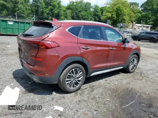 2019 Hyundai Tucson Limited with VIN KM8J3CAL9KU973231, listed as a Copart auction lot 57896145 with 101,853 mi miles and Salvage title. Bid and sale history available at DreamBid. Image 3.