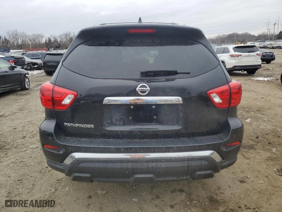 2019 Nissan Pathfinder S with VIN 5N1DR2MN7KC646237, listed as a Copart auction lot 88569255 with 48022 miles and Salvage Title. Bid and sale history available at carsss.com. Image 6.