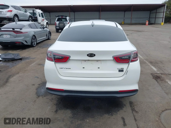 2016 Kia Optima Hybrid with VIN KNAGM4AD2G5094596, listed as a IAAI auction lot 41826923 with 146,240 mi miles. Bid and sale history available at carsss.com. Image 16.